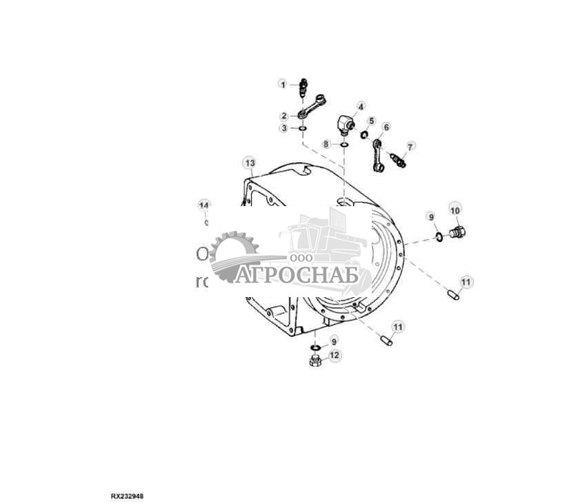 Differential Case W Park Brake 